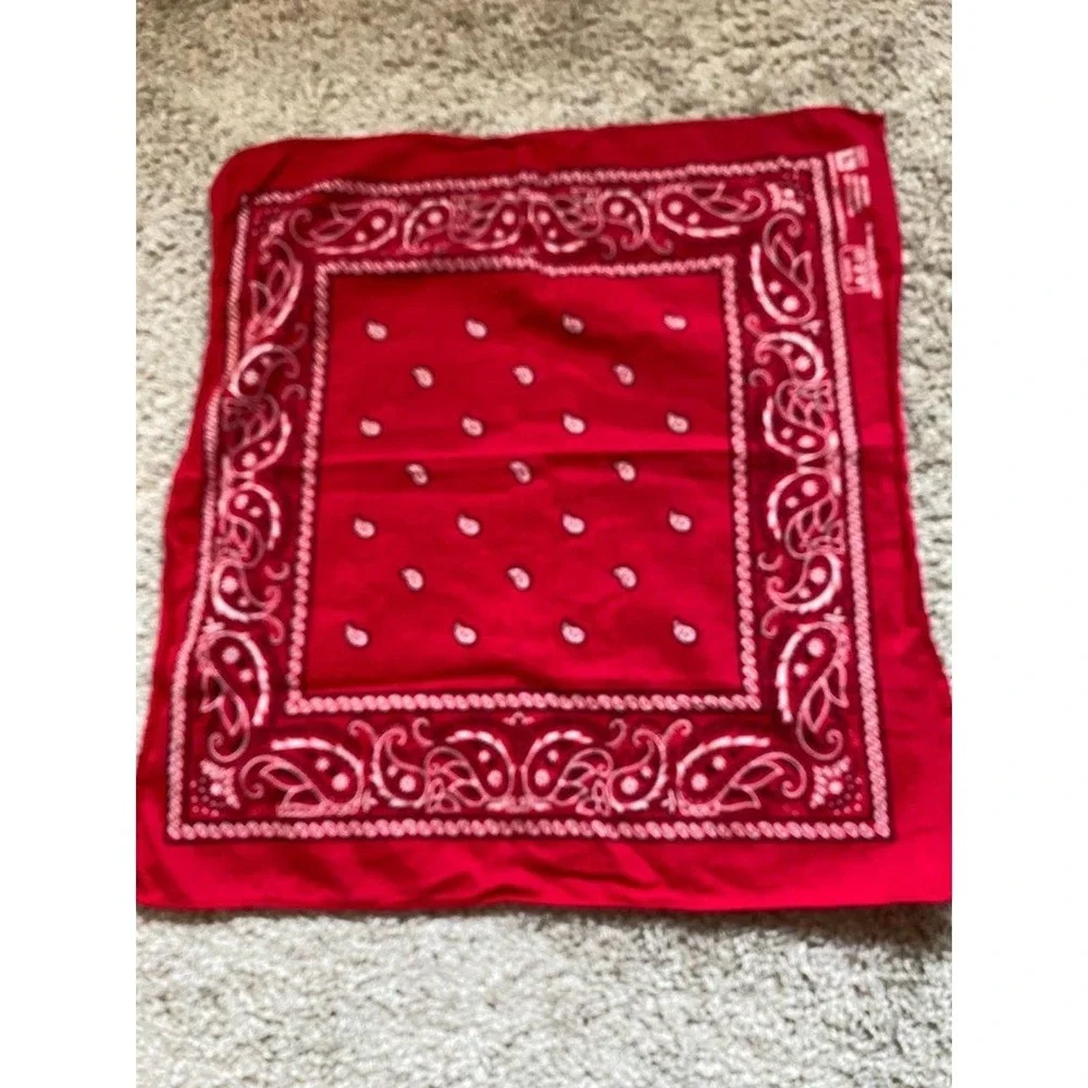 Bandana USA Coastal Cowgirl Cotton Paris Cottage Paisley Fabric Vintage